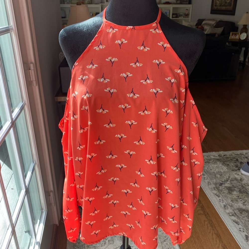 Abercrombie and Fitch cold shoulder blouse.